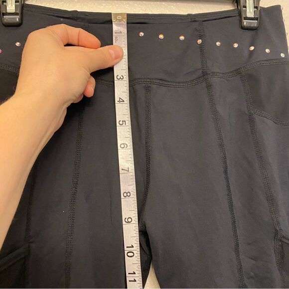 Weissman dance costume black pants FlexTek Mesh Pocket Leggings CF10301 SA - Picture 7 of 14